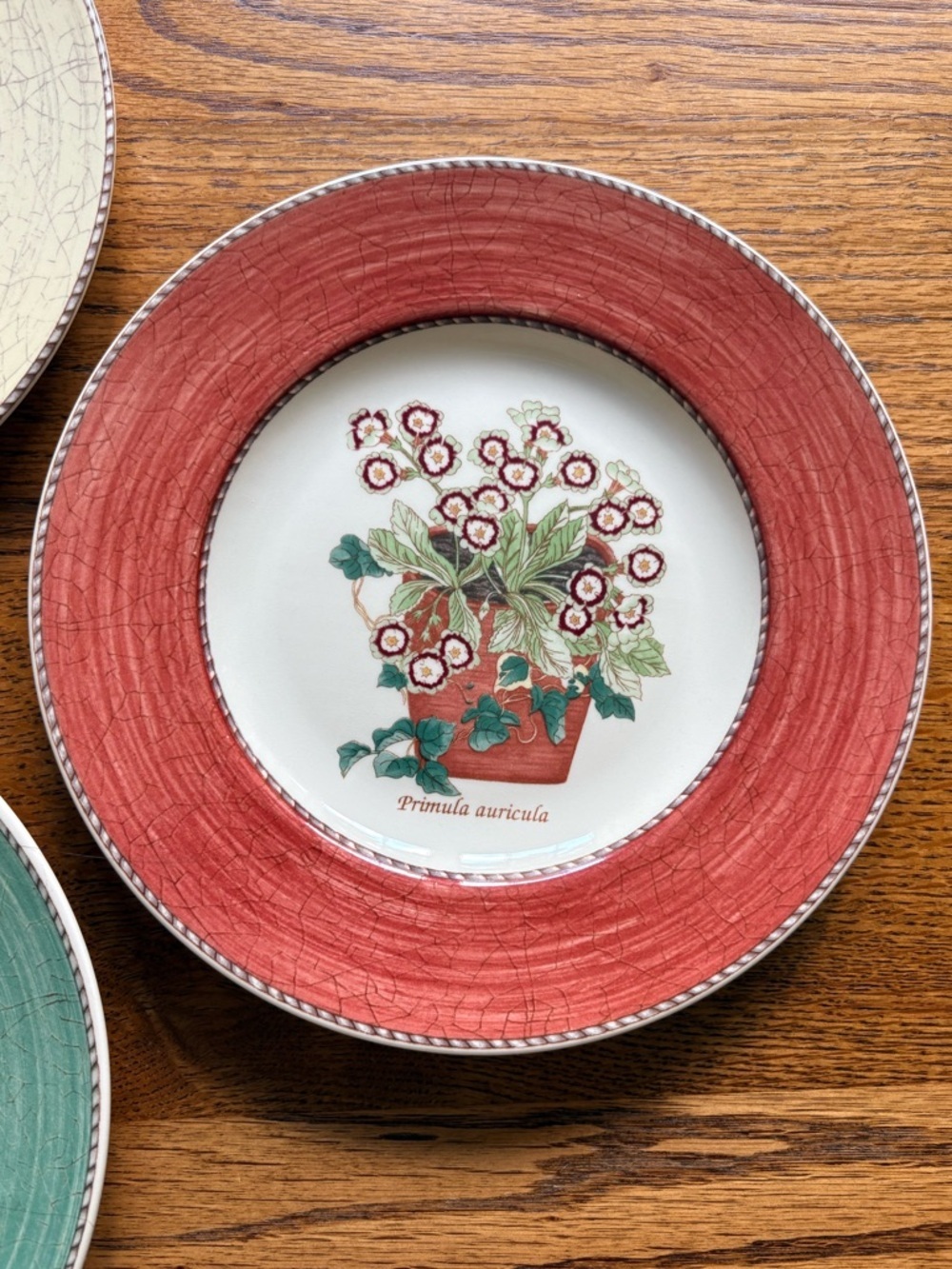 Wedgwood (3) Sarah’s Garden- 1997 Floral Accent salad Plates - Made in England - Picture 4 of 16